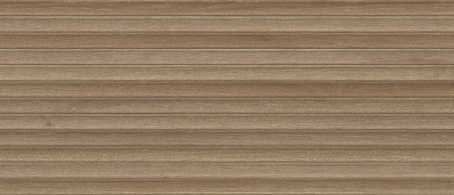 Płytka ścienna drewnopodobna z efektem boazerii, w kolorze brązowym, strukturalna powierzchnia Porcelanosa Deco London Nogal 59,6x150 100363928