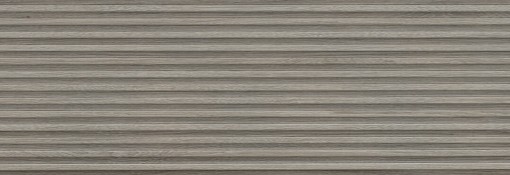 Płytka ścienna drewnopodobna, w kolorze szarym, imitujące lamele, strukturalna powierzchnia Porcelanosa Deco Bremen Ash 33,3x100 100338576