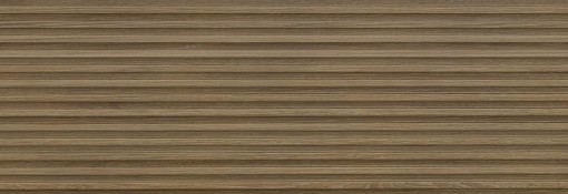Płytka ścienna drewnopodobna imitująca lamele w kolorze brązowym, strukturalna powierzchnia Porcelanosa Deco Bremen Roble Natural 33,3x100 100338630
