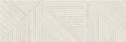 Płytka ścienna drewnopodobna w kolorze kremowym, wykończenie powierzchni matowe, Cifre Geometric Almond Mate Rect. 40x120