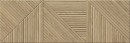 Płytka ścienna drewnopodobna w kolorze brązowym, wykończenie powierzchni matowe, Cifre Geometric Oak Mate Rect. 40x120