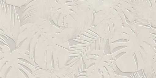 Płytka ścienna w kolorze beżowym ze wzorkiem kwiatowym, wykończenie powierzchni matowe strukturalne, Cifre Kima Areca Ivory Mate Rect. 60x120
