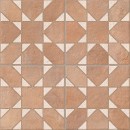 Gresowa dekoracyjna płytka podłogowa w brązowym kolorze Gayafores Deco Saona Cotto 33,15×33,15