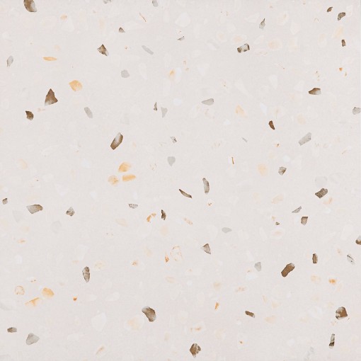 Gresowa płytka imitująca jasne lastryko z kolorowymi kamyczkami Pamesa Doria Bianco 60x60