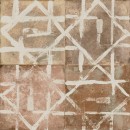 Podłogowa płytka dekoracyjna geometryczna Peronda FS Alora Decor LT 45x45 w brązowych odcieniach