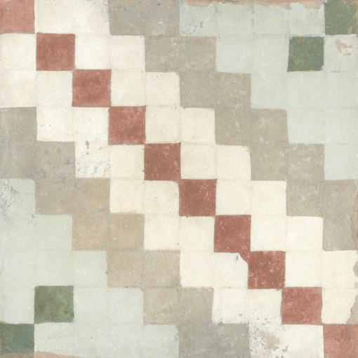 Wielokolorowa płytka ścienno podłogowa geometryczna patchworkowa Peronda FS Ruzafa 22,3x22,3