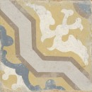 Podłogowo ścienna płytka dekoracyjna patchworkowa Peronda FS 1827 Mustard 22,3x22,3