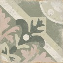 Zielona patchworkowa dekoracyjna płytka ścienno podłogowa Peronda FS 1827 Sage 22,3x22,3