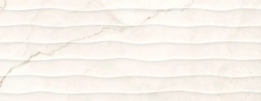 Płytka ścienna w kolorze beżowym, wykończenie powierzchni strukturalne w połysku, Geotiles Cronos RLV Marfil Brillo Rect. 30x90