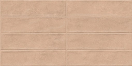 Płytka ścienna w kolorze pomarańczowym, wykończenie powierzchni matowe strukturalne, Geotiles Zero RLV Coral Matt 31,6x60
