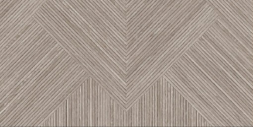 Płytka ścienna drewnopodobna, w kolorze szarym, strukturalna powierzchnia Porcelanosa Noa Minnesota Ash 59,6x120 100337440