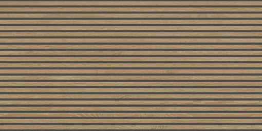 Gresowa ścienna płytka imitująca drewniane lamele Tau RLV. Rogers RO Black 60x120