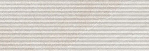 Płytka ścienna w kolorze białym, wykończenie powierzchni matowe, Geotiles Eddystone RLV Blanco Mate 25x70
