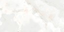 Płytka gresowa, podłogowa w kolorze białym imitująca onyks, wykończenie powierzchni w połysku, Geotiles Oni White Super Polished Rect. 60x120
