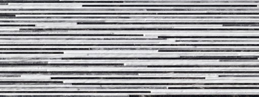 Płytka ścienna z efektem 3d w kolorze czarno-białym, strukturalna powierzchnia Porcelanosa Jersey Mix L 25x44,3 100322660