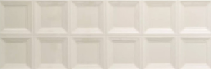 Marazzi Bliss 3D Square Cream 30x90 MP5X kremowa płytka ścienna z trójwymiarowym wzorem kwadratowych paneli strukturalna