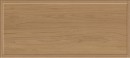 Brązowa płytka ścienna Marazzi Crea Forma03 3D Noce Canaletto o wymiarach 60x135 cm, imitująca jasne drewno orzecha z widocznym usłojeniem, płytka ma podniesione, trójwymiarowe krawędzie, tworzące efekt panelu lub ramy