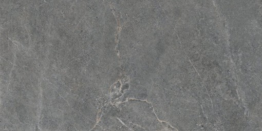 Płytka gresowa, podłogowa imitująca kamień w kolorze grafitowym, wykończenie powierzchni satynowe, Cerrad Distinct Grey Silky Cristal 59,7x119,7