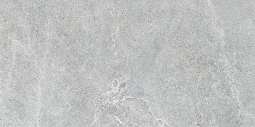 Płytka gresowa, podłogowa imitująca kamień w kolorze szarym, wykończenie powierzchni satynowe, Cerrad Distinct White Silky Cristal 59,7x119,7