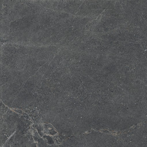 Płytka gresowa, podłogowa immitująca kamień w kolorze grafitowym, wykończenie powierzchni satynowe, Cerrad Distinct Graphite Silky Cristal 59,7x59,7