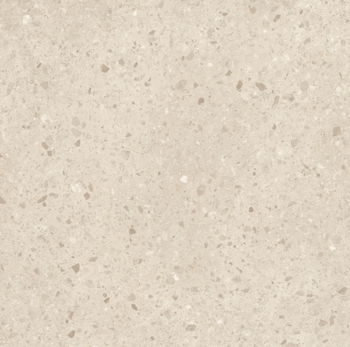 Płytka ścienno-podłogowa lastryko, w kolorze beżowym, matowa powierzchnia Caesar CiViC Sable Chips Matt 120x120