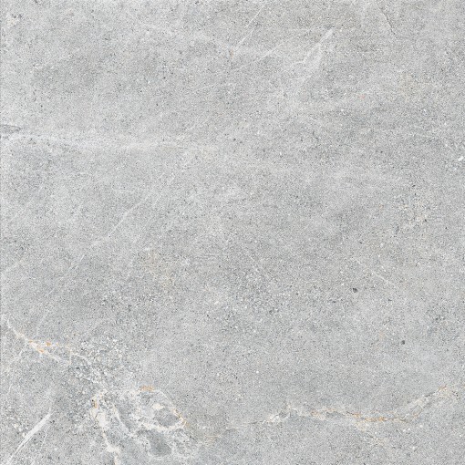 Płytka gresowa, podłogowa imitująca kamień w kolorze szarym, wykończenie powierzchni satynowe, Cerrad Distinct White Silky Cristal 59,7x59,7