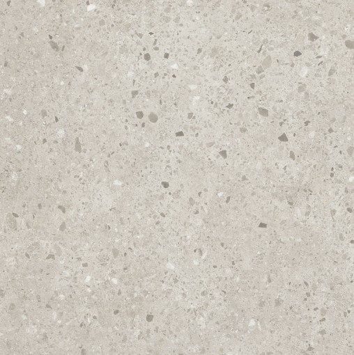 Płytka ścienno-podłogowa lastryko, w kolorze szarym, matowa powierzchnia Caesar CiViC Plinth Chips Matt 120x120