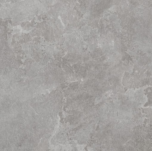 Szara, kwadratowa płytka ceramiczna o wymiarach 120x120 cm z kolekcji Marazzi Mystone Pietra Ligure Cenere, płytka charakteryzuje się matowym, antypoślizgowym wykończeniem (R10) oraz nieregularną teksturą i jasnymi żyłkami