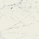 Płytka gresowa imitująca marmur, w kolorze białym z szarą żyłą, połysk Caesar Anima Statuario Venato Lucidato 120x120