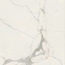Płytka gresowa imitująca marmur, w kolorze białym z szarymi żyłami, połysk Caesar Anima Futura Majestic White Lucidato 120x120