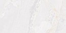 Płytka gresowa w kolorze szarym imitująca metal, wykończenie powierzchni w połysku, Fanal Planet White Metal Shine Rect. 60x120