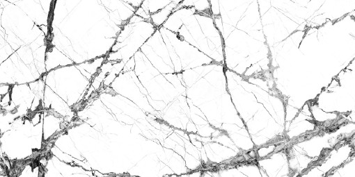 Płytka gresowa, podłogowa imitująca kamień w białym kolorze, wykończenie powierzchni w połysku, Pamesa Lux Iceberg White 60x120