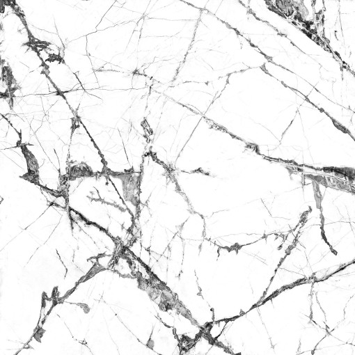 Płytka gresowa, podłogowa imitująca kamień w białym kolorze, wykończenie powierzchni w połysku, Pamesa Lux Iceberg White 120x120
