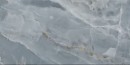 Płytka gresowa imitująca marmur o grubości 6mm, w kolorze niebieskim, połysk Caesar Anima Wonder Ocean Lucidato 60x120