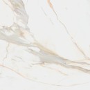 Płytka gresowa, podłogowa imitująca marmur w białym kolorze, wykończenie powierzchni satynowe, Pamesa Calacata Gold Satin 120x120