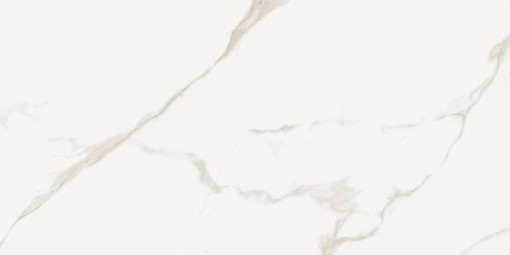 Płytka gresowa, podłogowa imitująca marmur w białym kolorze, wykończenie powierzchni w połysku, Pamesa Castello Oro Polished 60x120