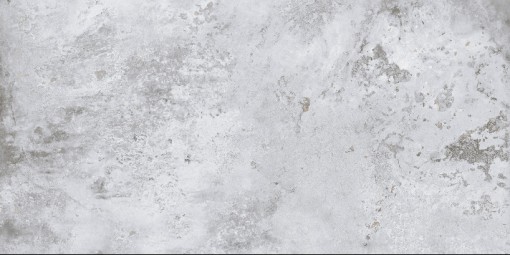 Płytka gresowa imitująca metal w kolorze srebrnym z widocznym efektem rdzy, matowa powierzchnia Caesar Alchemy Argent Matt 60x120