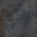 Płytka gresowa imitująca metal w kolorze grafitowym z widocznym efektem rdzy, matowa powierzchnia Caesar Alchemy Magnet Matt 80x80