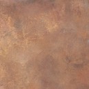 Płytka gresowa imitująca metal w kolorze miedzianym z widocznym efektem rdzy, matowa powierzchnia Caesar Alchemy Copper Matt 80x80