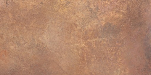 Płytka gresowa imitująca metal w kolorze miedzianym z widocznym efektem rdzy, matowa powierzchnia Caesar Alchemy Copper Matt 40x80