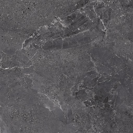 Płytka gresowa, podłogowa imitująca kamień w kolorze grafitowym, wykończenie powierzchni matowe, Netto Ceramika Tivoli Anthracite Matt 60x60