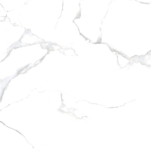 Płytka gresowa, podłogowa imitująca marmur w białym kolorze, wykończenie powierzchni matowe, Netto Ceramika White Marble Matt 60x60
