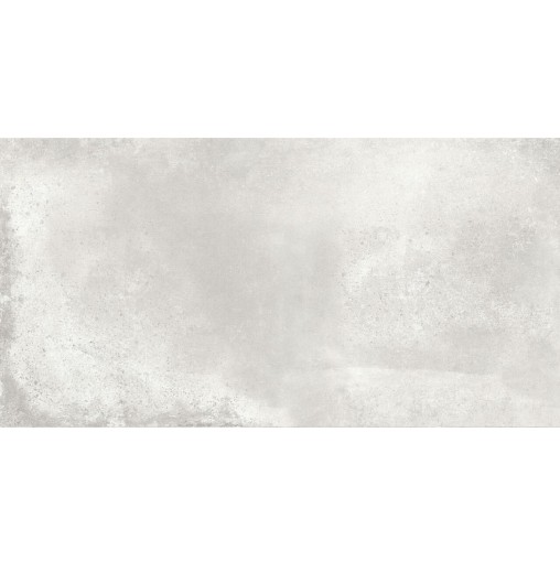 Płytka gresowa, podłogowa imitująca beton w szarym kolorze, wykończenie powierzchni lappato Netto Ceramika Antico Silver Lappato 60x120