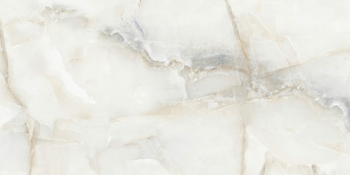 Płytka gresowa, podłogowa imitująca onyks w kolorze szarym, wykończenie powierzchni satynowe, Netto Ceramika Aquarious Onyx Grey Satin 60x120