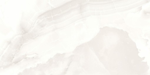 Płytka gresowa, podłogowa imitująca kamień w białym kolorze, wykończenie powierzchni w połysku, Netto Ceramika Marmo Onyx White Polished 60x120