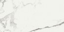 Gresowa podłogowa płytka imitująca biały marmur z szarą żyłą Saime Cave Pietrasanta Naturale 60x120 8600236