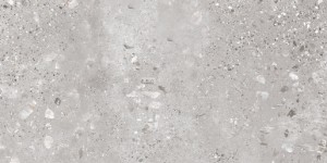 Netto Ceramika Terazzo Grey Matt 60x120 szare płytki lastryko