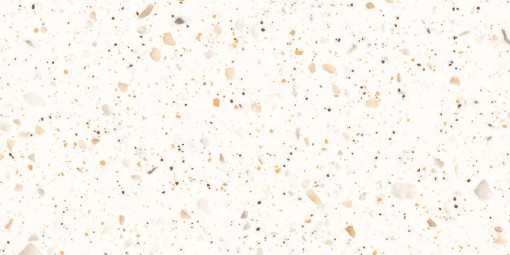 Płytka gresowa, podłogowa lastryko w białym kolorze, wykończenie powierzchni w połysku, Netto Ceramika Terazzo White Polished 60x120