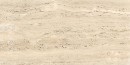 Płytka gresowa, podłogowa imitująca kamień w kolorze beżowym, wykończenie powierzchni matowe strukturalne, Netto Ceramika Travertine Mocca Matt Carving 60x120