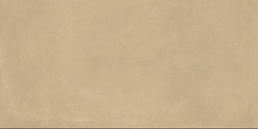 Płytka gresowa imitująca beton w kolorze żółto-brązowym, satynowa powierzchnia Caesar Prima Sienna Soft 60x120